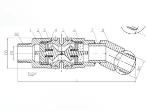LDQ-25B (B2)  Муфта разрывная СПГ