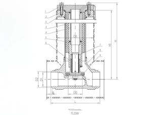 DZH-25K Клапан запорный криогенный в вакуумной рубашке