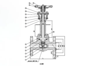Запорный клапан DN15, PN 9,8 МПа.