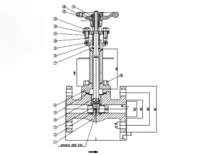 Запорный клапан DN15, PN 1,57 MPa.